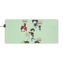 Load image into Gallery viewer, Durarara!! Izaya Orihara, Shizuo Heiwajima RGB LED Mouse Pad (Desk Mat)
