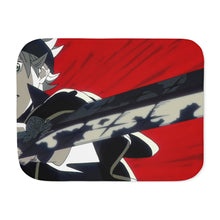 Load image into Gallery viewer, Black Clover Asta Sherpa Blanket
