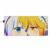 Load image into Gallery viewer, Miss Kobayashi&#39;s Dragon Maid Kanna Kamui, Kobayashi San Chi No Maid Dragon, Tohru RGB LED Mouse Pad (Desk Mat)
