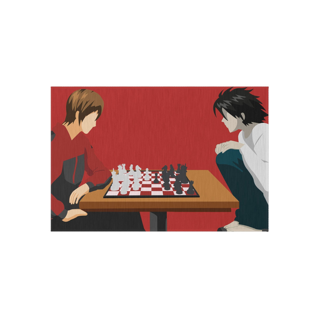 Light vs L Chess Rug