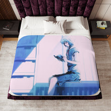 Load image into Gallery viewer, Anime Neon Genesis Evangelion Sherpa Blanket
