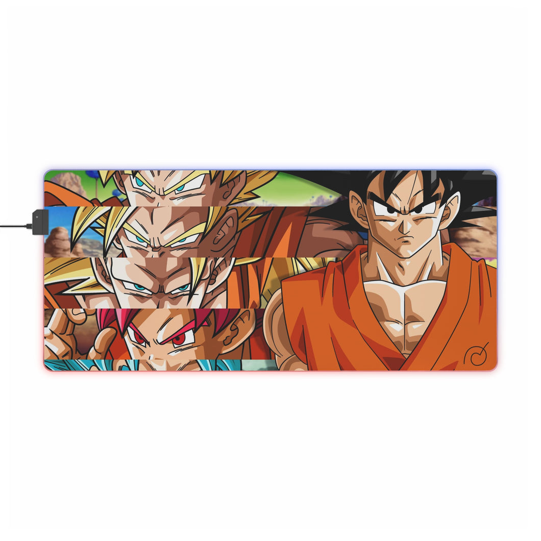 Dragon Ball Z Transformation RGB LED Mouse Pad (Desk Mat)