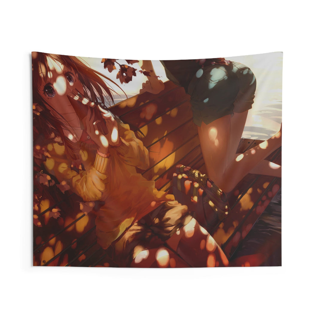 Eru Chitanda  Smiling Indoor Wall Tapestry