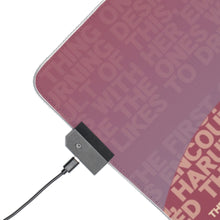 Load image into Gallery viewer, The Melancholy Of Haruhi Suzumiya RGB LED Mouse Pad (Desk Mat)
