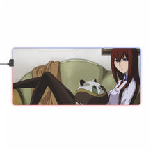 Load image into Gallery viewer, Kurisu Makise RGB LED Mouse Pad (Desk Mat)
