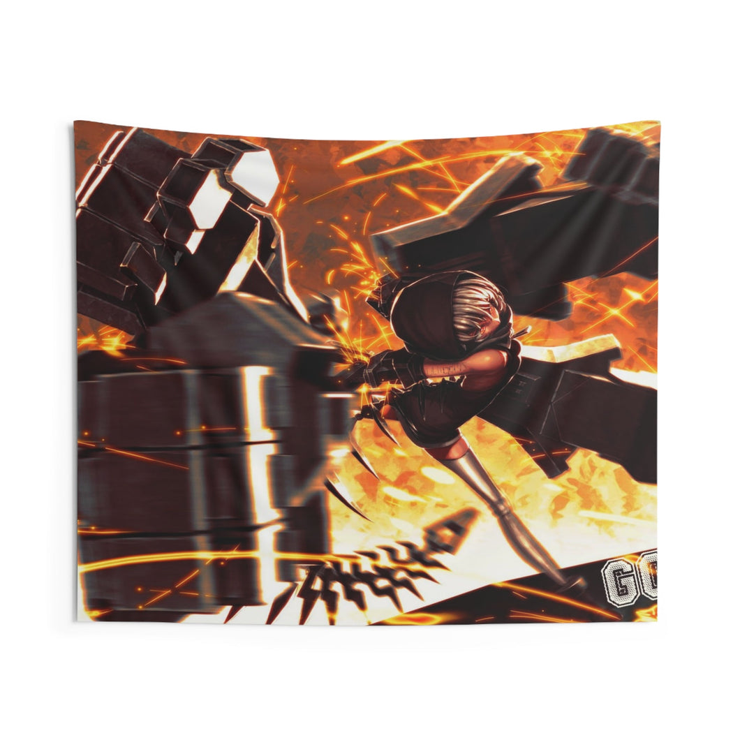 Black Rock Shooter Indoor Wall Tapestry