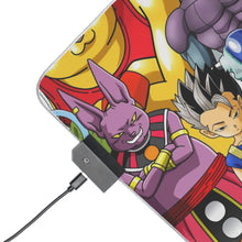 Load image into Gallery viewer, Goku, Trunks, Vegeta, Whis, Beerus, Gohan and Tenshinhan (Dragon Ball) 8k RGB LED Mouse Pad (Desk Mat)
