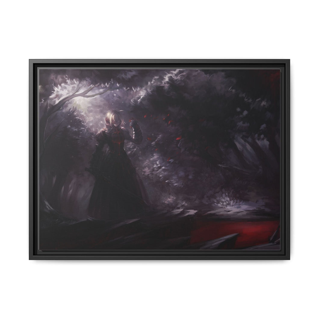Fate/Stay Night Canvas Framed Art Print