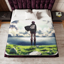 Load image into Gallery viewer, Shingeki no Kyojin - Scouting Legion Sherpa Blanket

