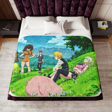 Load image into Gallery viewer, The Seven Deadly Sins Sherpa Blanket
