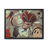 Anime Princess Mononoker Canvas Framed Art Print