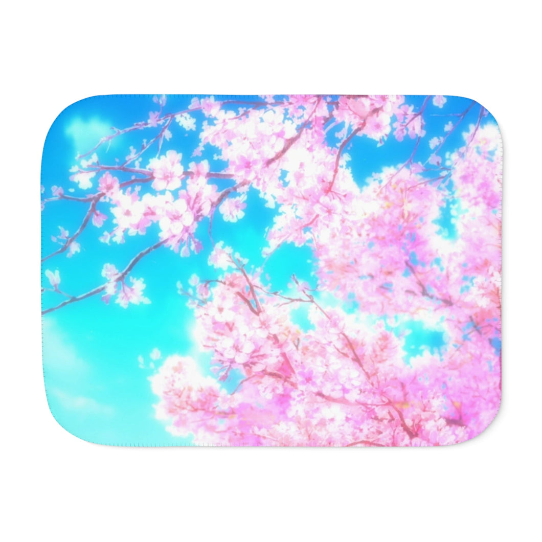 Sakura Sherpa Blanket