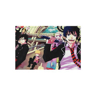 Blue Exorcist Rin Okumura, Yukio Okumura, Kuro, Shiemi Moriyama Rug