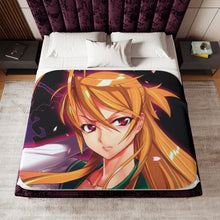 Load image into Gallery viewer, Anime Highschool Of The Dead Sherpa Blanket

