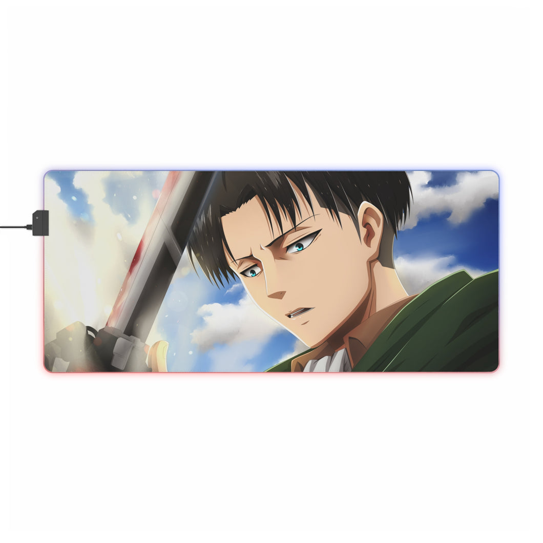 Anime Attack On Titan RGB LED Mouse Pad (Desk Mat)