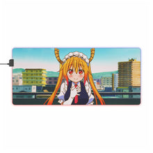 Load image into Gallery viewer, Miss Kobayashi's Dragon Maid Kobayashi San Chi No Maid Dragon, Tohru RGB LED Mouse Pad (Desk Mat)
