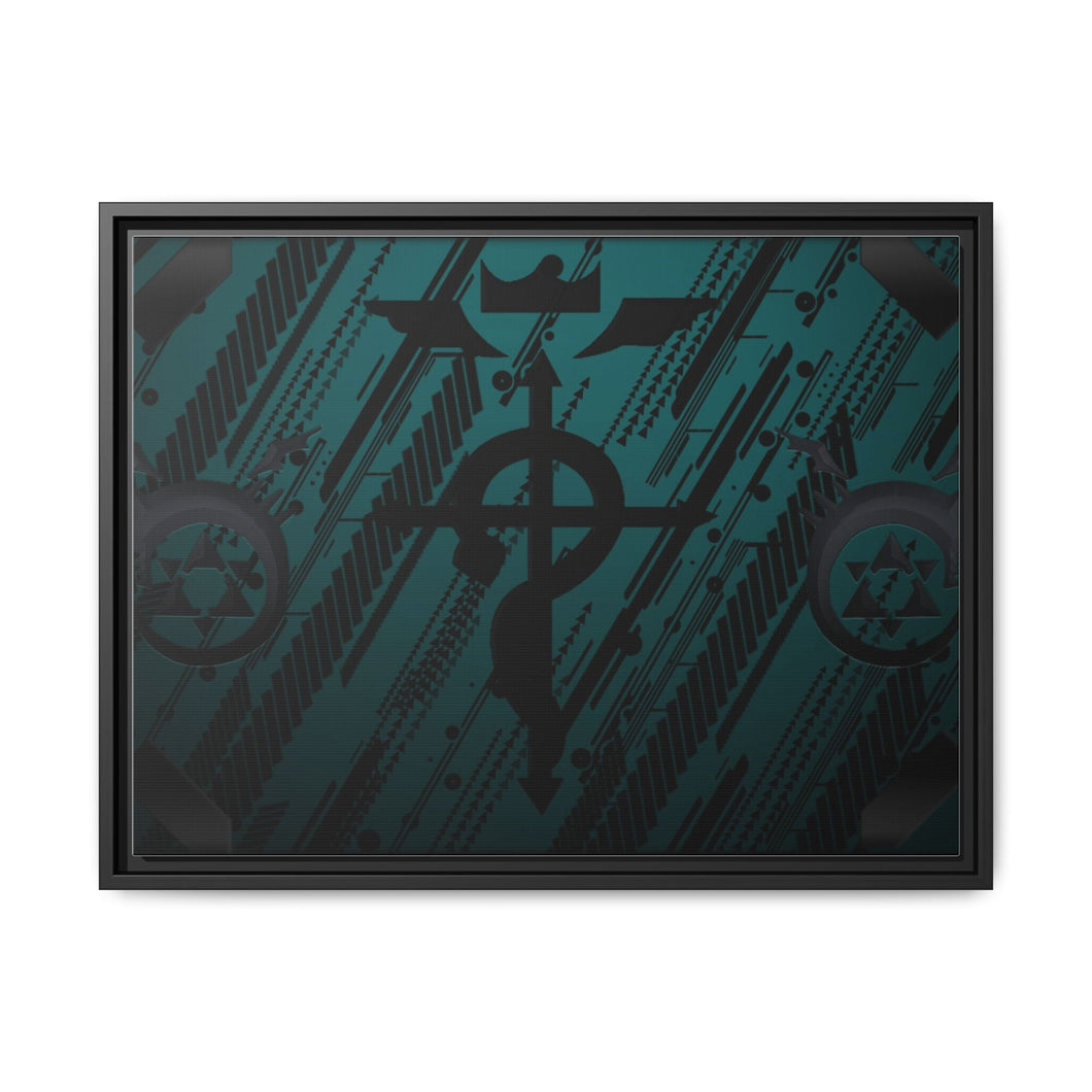 FullMetal Alchemist Canvas Framed Art Print