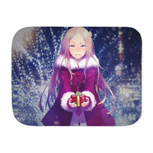 Load image into Gallery viewer, Guilty Crown Mana Ouma Sherpa Blanket

