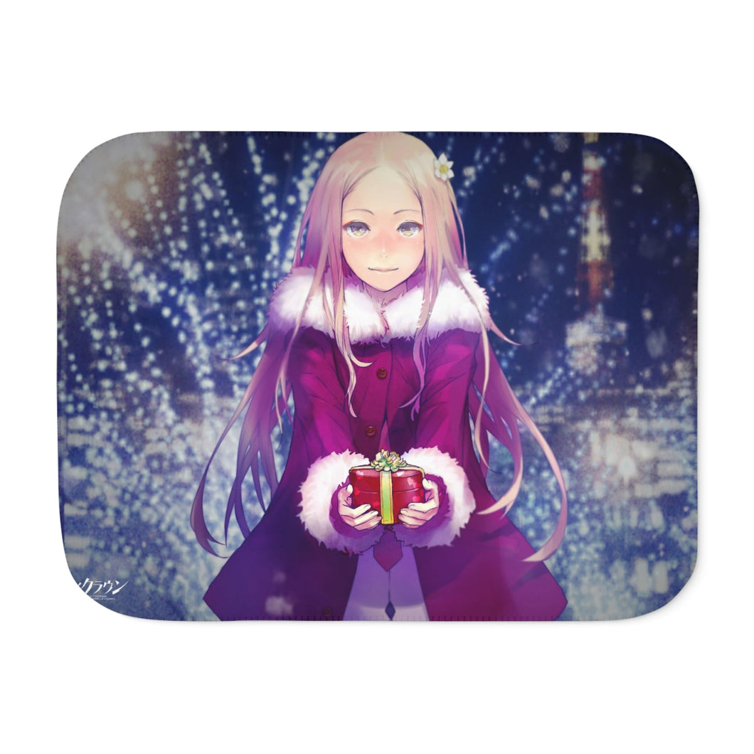 Guilty Crown Mana Ouma Sherpa Blanket