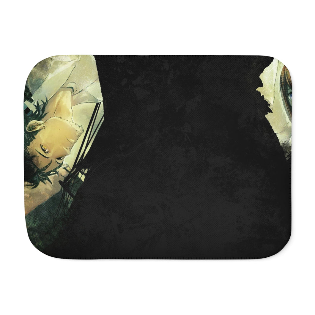 Okabe and Kurisu Sherpa Blanket