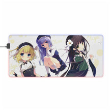 Load image into Gallery viewer, Is The Order A Rabbit? RGB LED Mouse Pad (Desk Mat)
