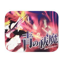 Load image into Gallery viewer, Blue Exorcist Sherpa Blanket
