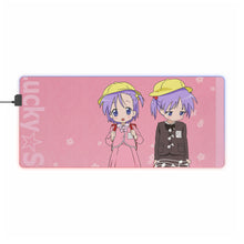 Load image into Gallery viewer, Lucky Star Kagami Hiiragi, Tsukasa Hiiragi RGB LED Mouse Pad (Desk Mat)
