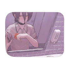 Load image into Gallery viewer, Anime Chainsaw Man Sherpa Blanket
