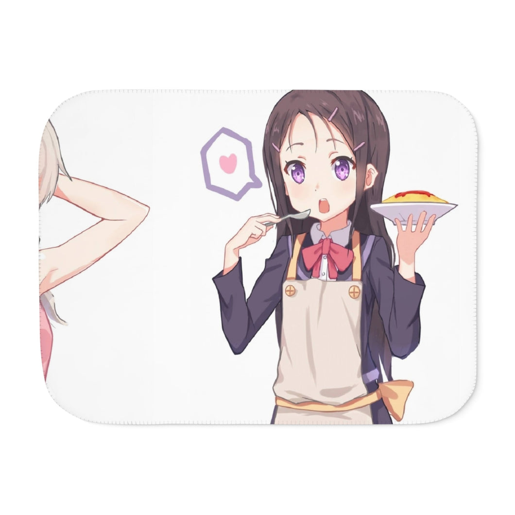 Cute girls of charlotte Sherpa Blanket