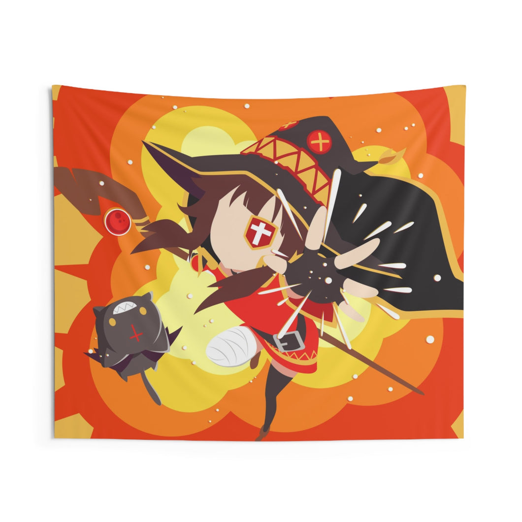 Konosuba - Megumin Chomusuke Indoor Wall Tapestry