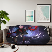 Load image into Gallery viewer, Guilty Crown Inori Yuzuriha Sherpa Blanket
