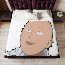 Load image into Gallery viewer, Saitama Sherpa Blanket
