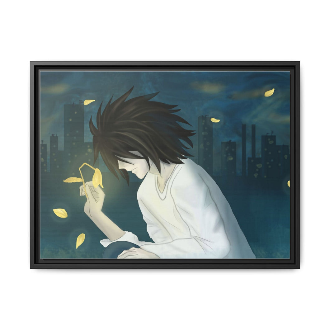 L Canvas Framed Art Print