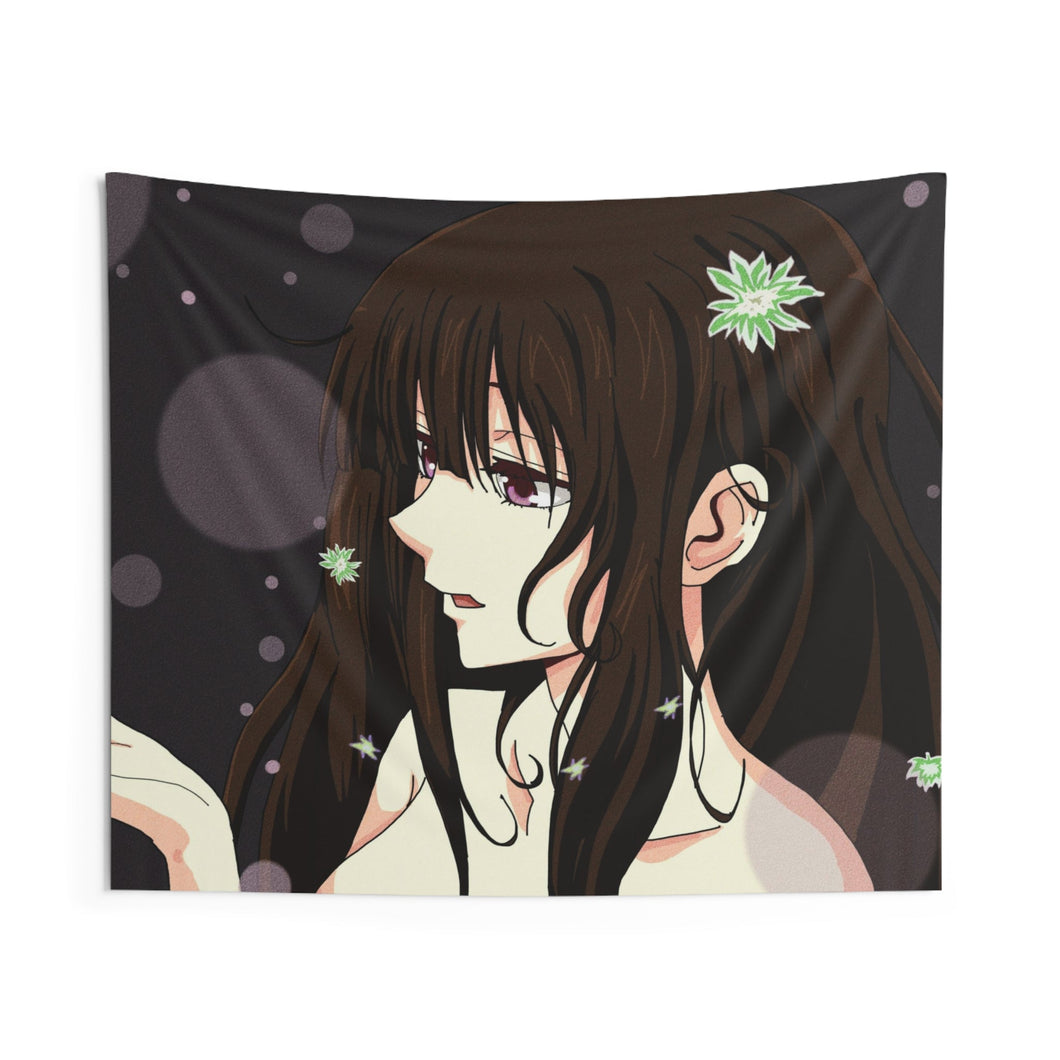 Eru Chitanda  Face Indoor Wall Tapestry