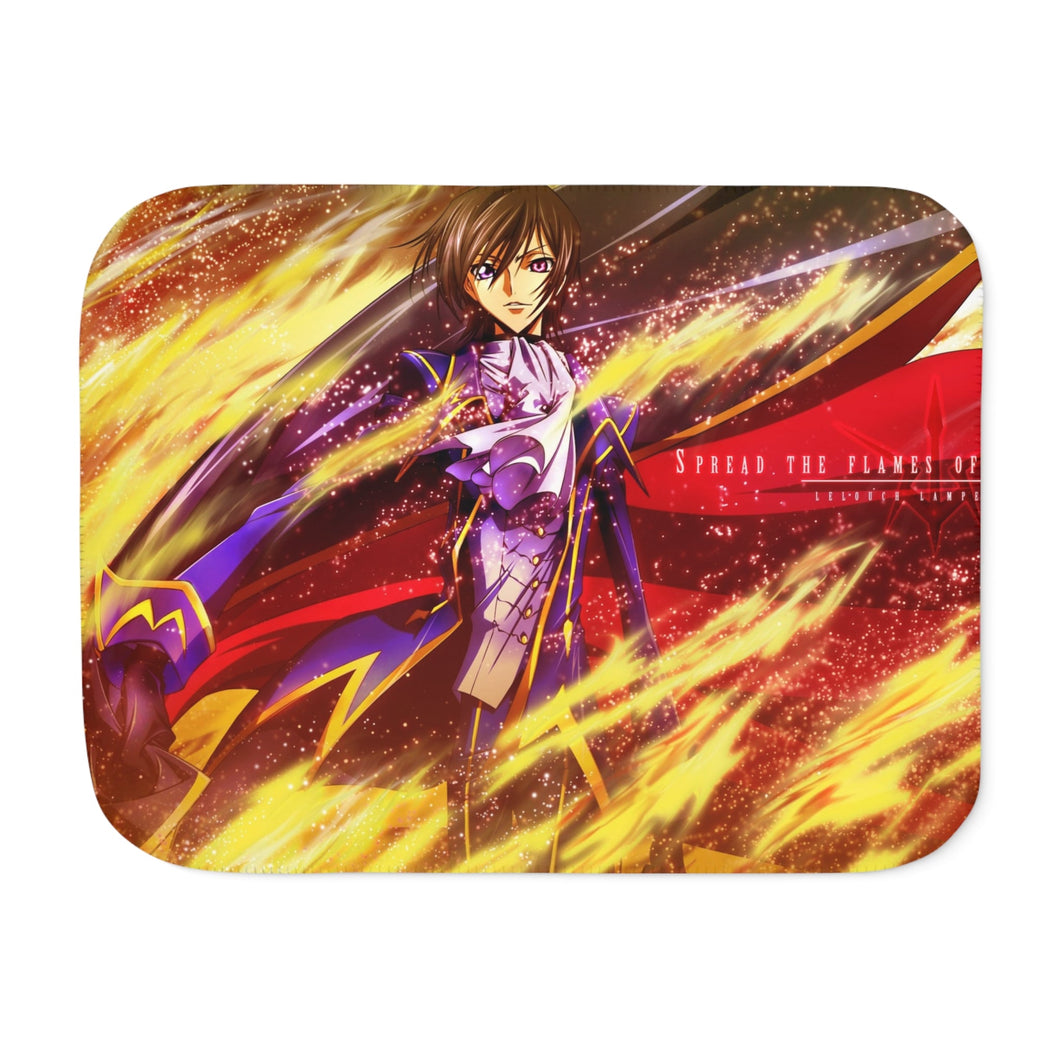 Code Geass Lelouch Lamperouge Sherpa Blanket