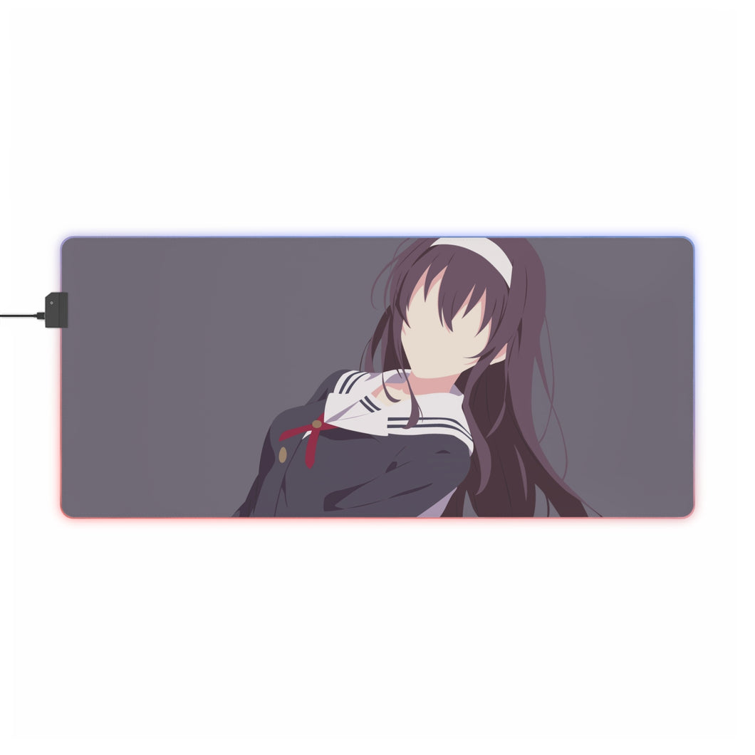 Saekano: How To Raise A Boring Girlfriend RGB LED Mouse Pad (Desk Mat)