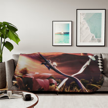 Load image into Gallery viewer, Anime Sword Art Onliner Sherpa Blanket
