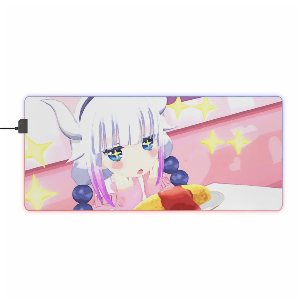 Miss Kobayashi's Dragon Maid Kanna Kamui, Kobayashi San Chi No Maid Dragon RGB LED Mouse Pad (Desk Mat)