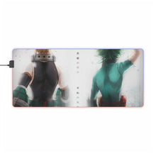 Load image into Gallery viewer, My Hero Academia Izuku Midoriya, Katsuki Bakugou RGB LED Mouse Pad (Desk Mat)
