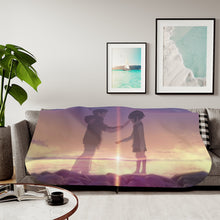 Load image into Gallery viewer, Your Name. Sherpa Blanket
