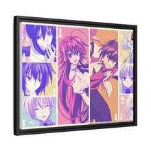 Load image into Gallery viewer, High School DxD Rias Gremory, Akeno Himejima, Issei Hyoudou, Koneko Toujou, Asia Argento Canvas Framed Art Print
