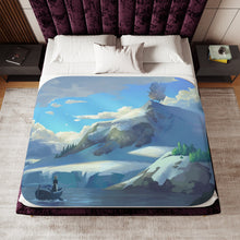 Load image into Gallery viewer, Anime Howl&#39;s Moving Castle Sherpa Blanket
