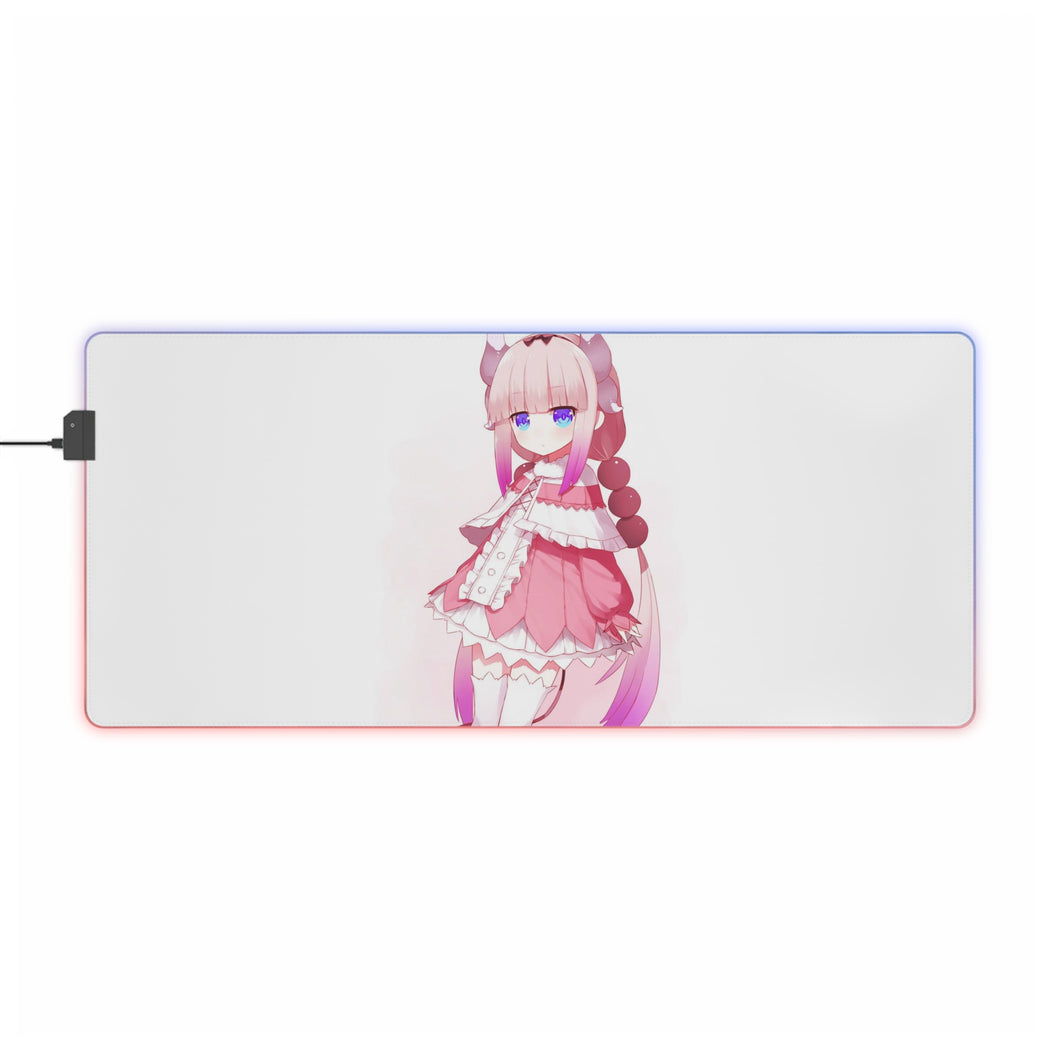 Miss Kobayashi's Dragon Maid Kanna Kamui, Kobayashi San Chi No Maid Dragon RGB LED Mouse Pad (Desk Mat)