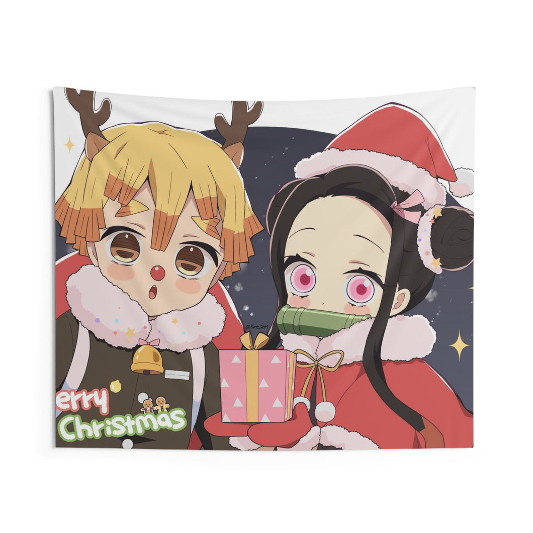 Merry Christmas Indoor Wall Tapestry