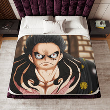 Load image into Gallery viewer, Monkey D. Luffy (Gear fourth) Sherpa Blanket
