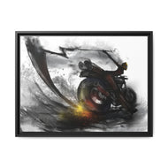 Celty Armed Canvas Framed Art Print
