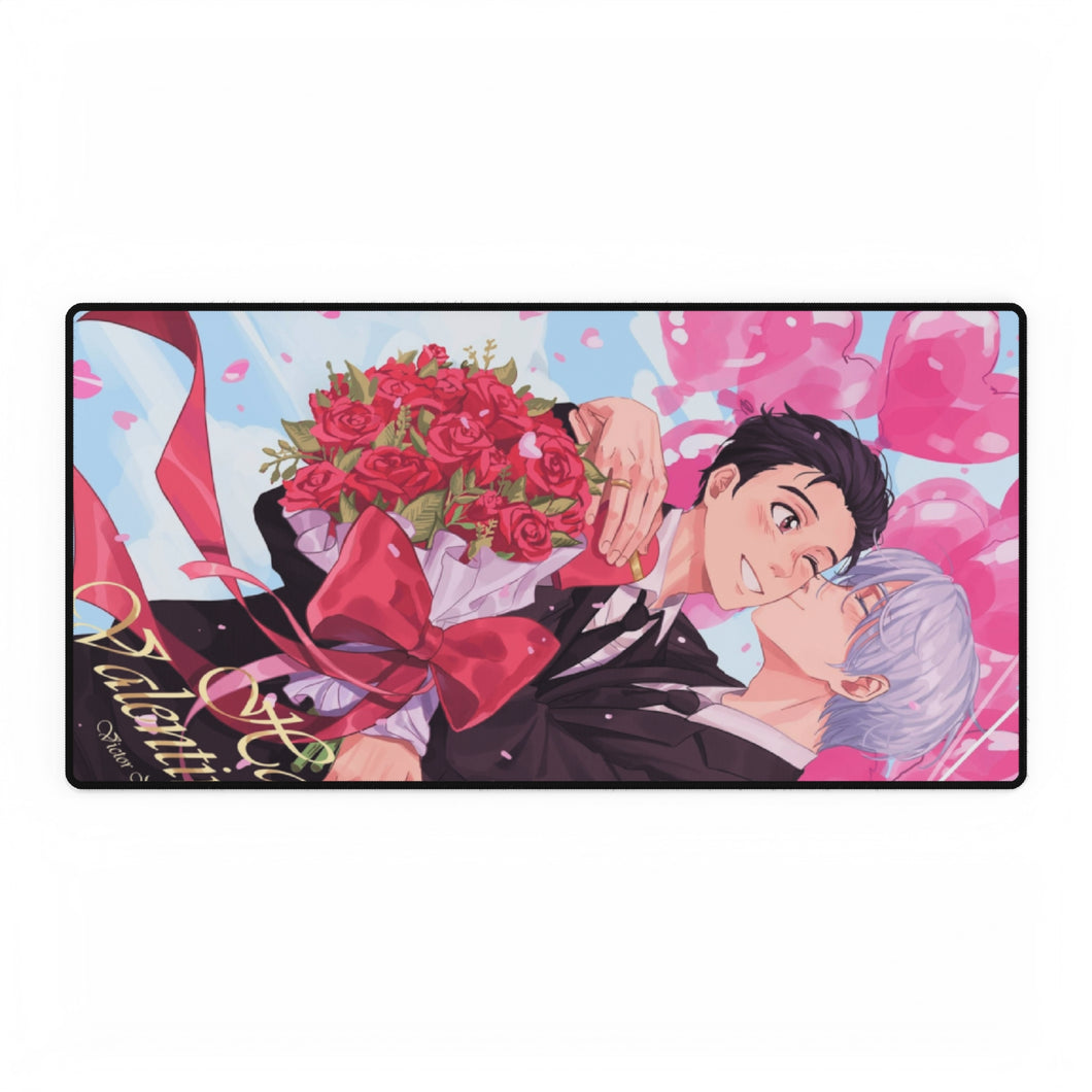 Yuri!!! On Ice Victor Nikiforov, Yuuri Katsuki Mouse Pad (Desk Mat)