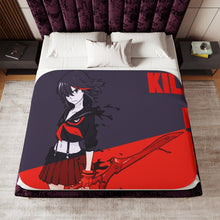 Load image into Gallery viewer, Anime Kill La Kill Sherpa Blanket
