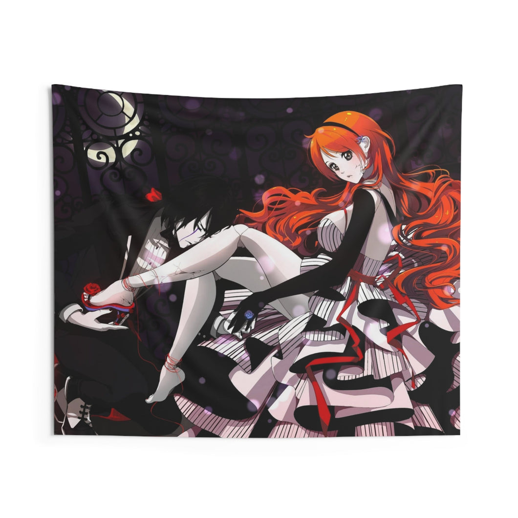 Inoue Orihime and Ulquiorra Shiffer Indoor Wall Tapestry