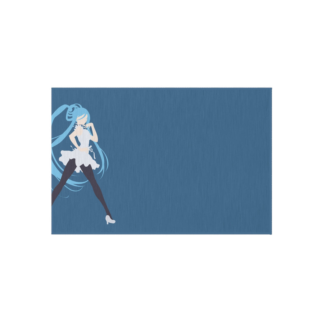 Arpeggio of Blue Steel Rug